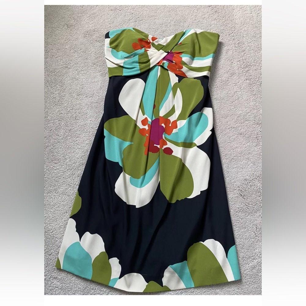 Nicole Miller Studio Floral Cocktail Dress size 2